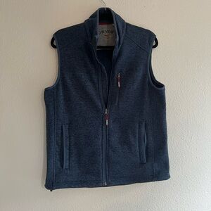 Orvis blue knit Vest, Outdoor Style, men’s medium